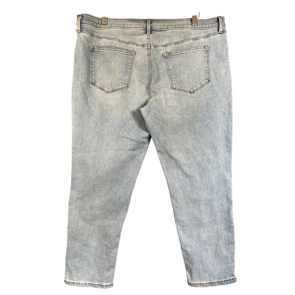 Sonoma Jeans Womens 18 Light Wash Goods For Life Girlfriend Jeans Stretch Denim - Picture 2 of 11